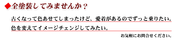 全塗装してみませんか？